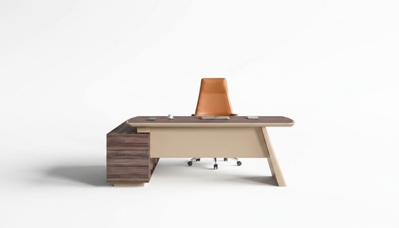 BÃ¼rotisch Arbeitstisch Ecke Schreibtisch BÃ¼romÃ¶bel Tisch Holz Beige