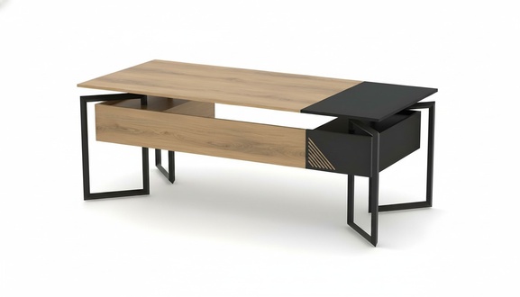 BÃ¼rotisch Schreibtisch Arbeitstisch Tisch 2 Schubladen Arbeitszimmer