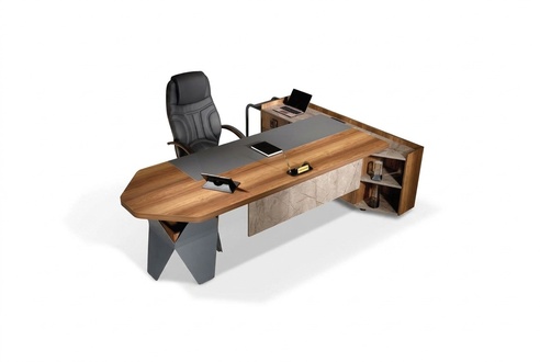 BÃ¼rotisch Schreibtisch Eckschreibtisch Arbeitstisch BÃ¼ro Holz Braun