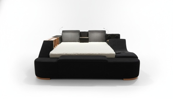 Bunte Schlafzimmer MÃ¶bel farbenfrohen MÃ¶beln Bett Betten Schwarz Modern Bett