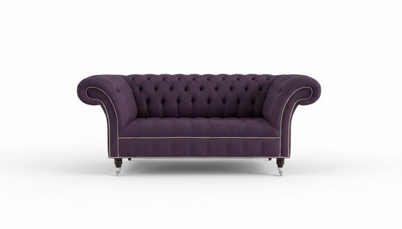 Chesterfield 2 Sitzer Couch Polster Sofa Designer Couchen Sitz Leder