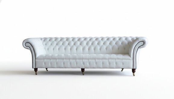 Chesterfield 4 Sitzer Wohnzimmer Englisches Design Couchen Sofa MÃ¶bel Neu