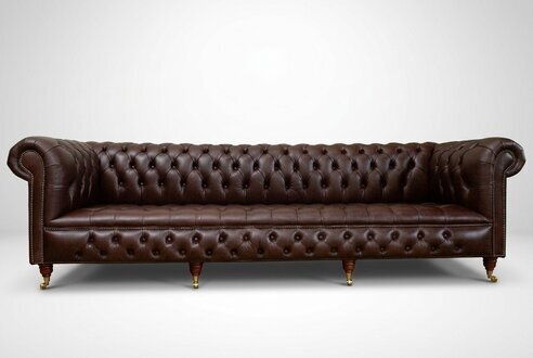 Chesterfield 4 Sitzers Klassische Luxus Barock Rokoko Sofa Couch