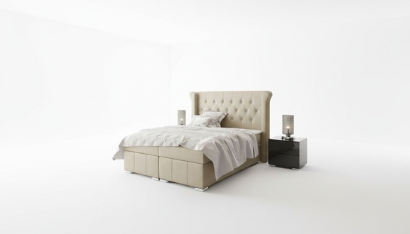 Chesterfield Bett + Bettkasten Boxspring Betten Schlafzimmer Hotel Alle GrÃ¶Ãen !