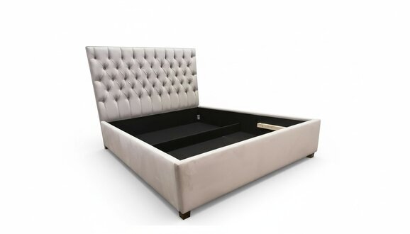 Chesterfield Bett Polster Design Luxus Doppel Hotel Betten Gold Luxus Hotel Neu