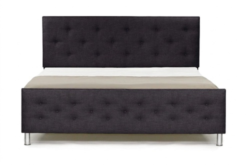 Bett Schwarz Polsterbett Doppelbett Big XXL Designer Luxus Bett Chesterfield