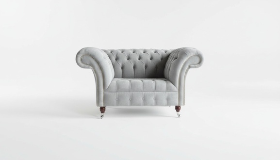 Chesterfield Design Polster Fernseh Sessel Couch Sitz Lehn Sofas Design Neu 376