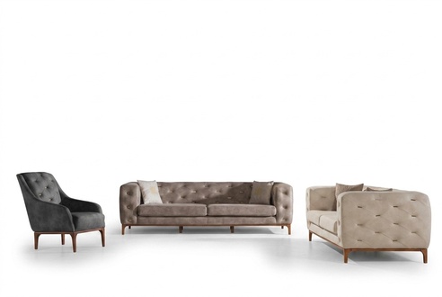Chesterfield Design Sofa Polster Couchen Modern Sofagarnitur 3+3+1 Set