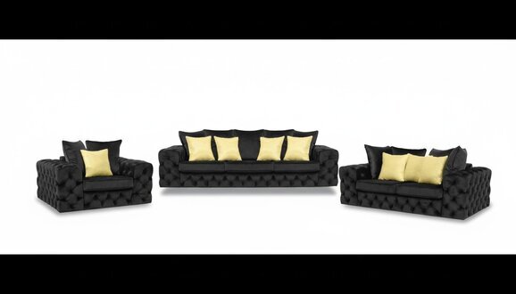 Chesterfield Design Wohnzimmer Sofagarnitur MÃ¶bel Couch 321 Sitzer