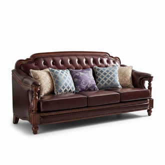 Chesterfield Dreisitzer Couch Polster Sofa Klassisch Sofas Zimmer