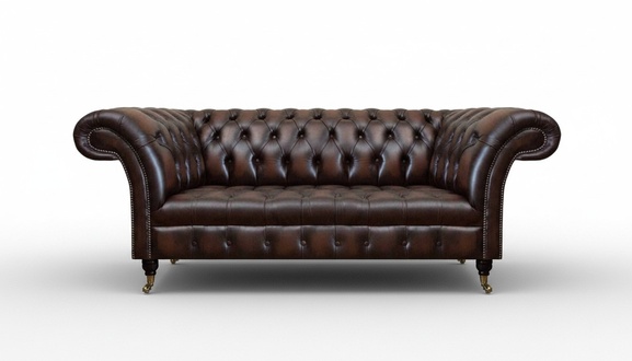Chesterfield Dreisitzer Sofa Couch PolstermÃ¶bel Einrichtung Wohnzimmer Neu