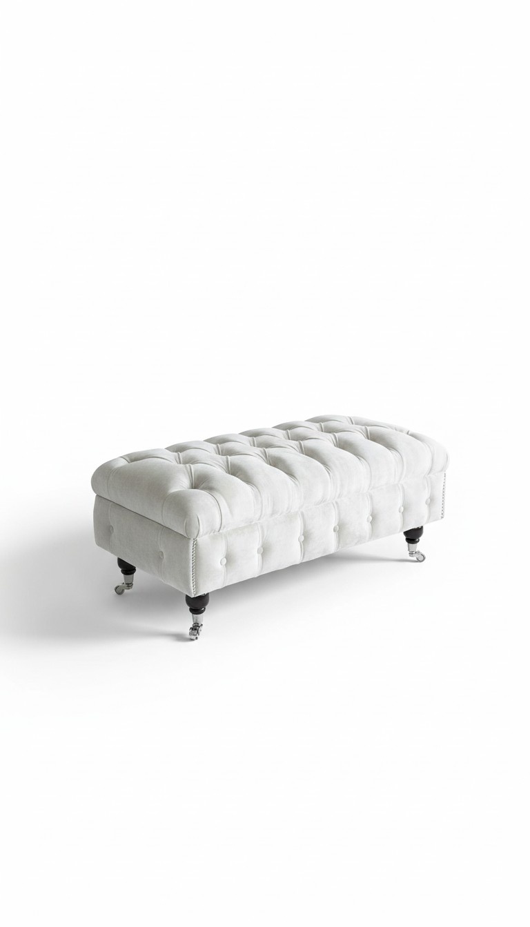 Chesterfield FuÃhocker Ottomane Hocker Klassisch Relax Sessel Bank