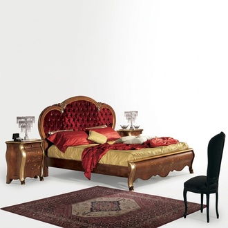 Chesterfield Luxusbett fÃ¼r Schlafzimmer Polsterung Design Luxusbetten