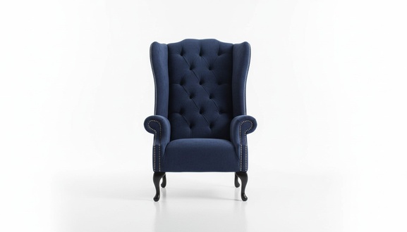 Chesterfield PolstermÃ¶bel Designer Ohrensessel 1 Sitzer Luxusstoffe Polster Neu