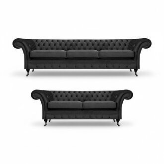 Chesterfield PolstermÃ¶bel Wohnzimmer Sofas Set 2tlg Einrichtung Komplett 3+2