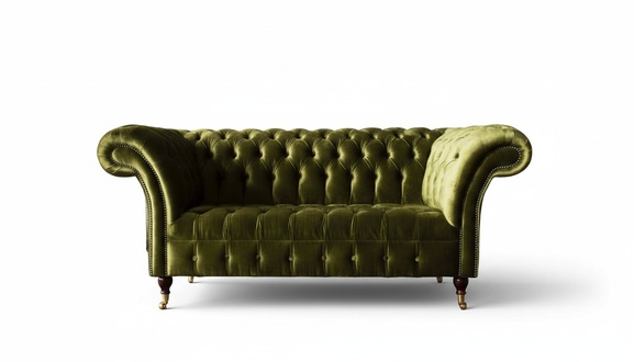 Chesterfield Sofa 2 Sitzer Sofas Luxus Polstersofas Luxus Designer Couch MÃ¶bel