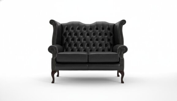 Chesterfield Sofa 2 Sitzer Polster Sofas Design Luxus Couch Ohrensessel