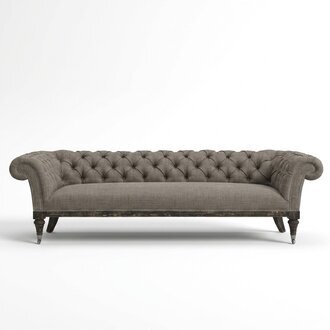Chesterfield Sofa Couch Polster Leder Stoff Couchen Garnitur Polster 4 Sitzers