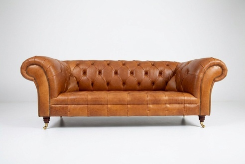 Chesterfield Sofa Samt Dreisitzer Design Sofas Polster Couchen Couch