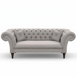 Chesterfield Sofagarnitur 3+2 Couch Sofa Polster Design Leder Stoff Garnituren