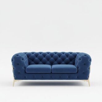 Chesterfield Zwei Sitzer 2 Sitz Couch Polster Sitz Sofa Couchen Design Italien