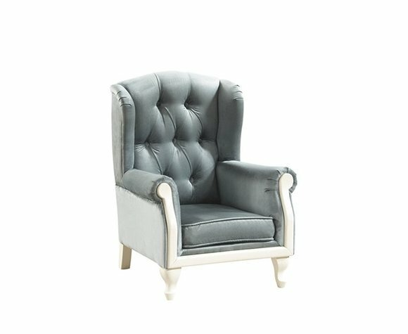 Chesterfield Ohrensessel Sessel Polster Fernseh BÃ¼ro Couch leder Textil CL-F1