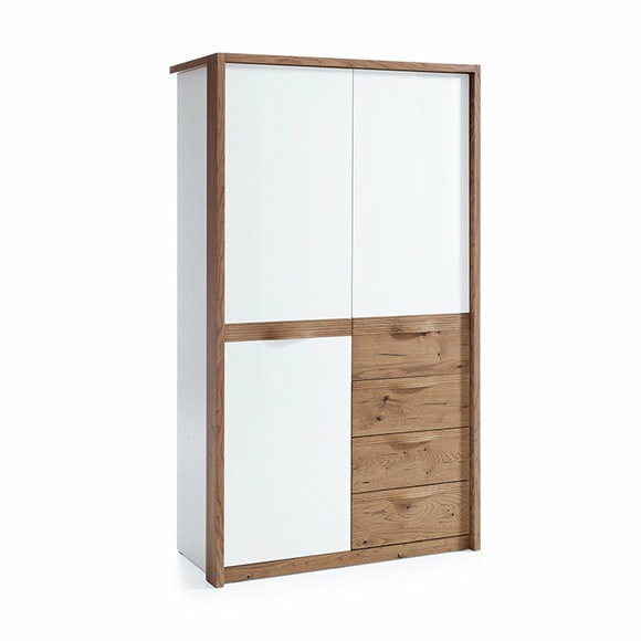 Klassische SchrÃ¤nke Schrank Eckschrank Kleiderschrank Holzschrank
