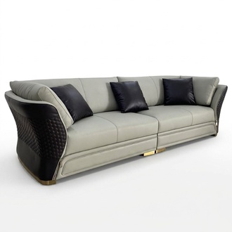 Couch Polster Design Sofa Moderne 4er Sitz Sofas Wohn Zimmer Deko MÃ¶bel