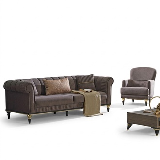 Couch Sofagarnitur PolstermÃ¶bel Wohnlandschaft Lounge Sofa Sitzgruppe 3+1