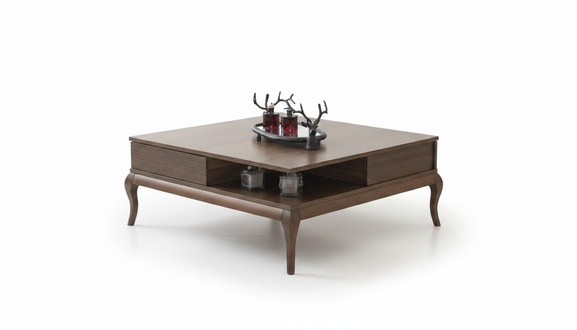 Couchtisch Quadratisch Holztisch Sofatisch Beistelltisch Mit Stauraum