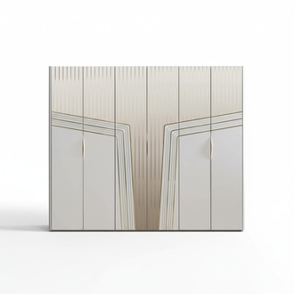 Moderner WeiÃer Kleiderschrank Holzschrank Schlafzimmer Luxus MÃ¶bel