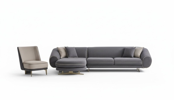 GroÃe Wohnlandschaft Designer Couchtisch Stilvoller Beistelltisch 4tlg