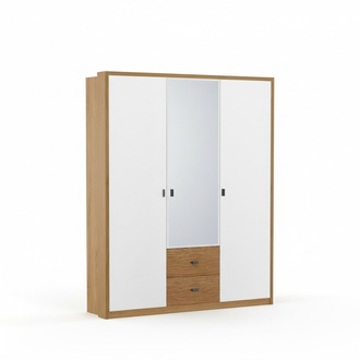 Design Schlafzimmer Schrank Kleiderschrank Moderne SchrÃ¤nke Holz 3trg.