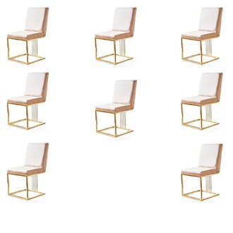 Design 8 StÃ¼hle Gruppe Set Polster Gastro Neu Esszimmer Stuhl Garnitur