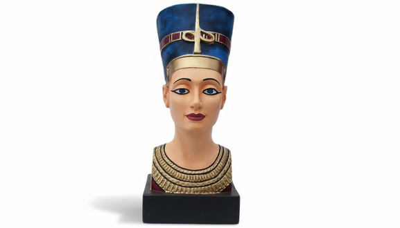 Design Ãgyptische Figur Nofretete Statue Skulptur Skulpturen Dekoration