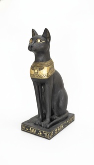 Design Ãgyptische Katze Figur Statue Skulptur Figuren Dekor Skulpturen
