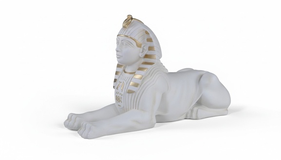 Design Ãgyptischer Figur Sphinx Statue Skulptur Skulpturen