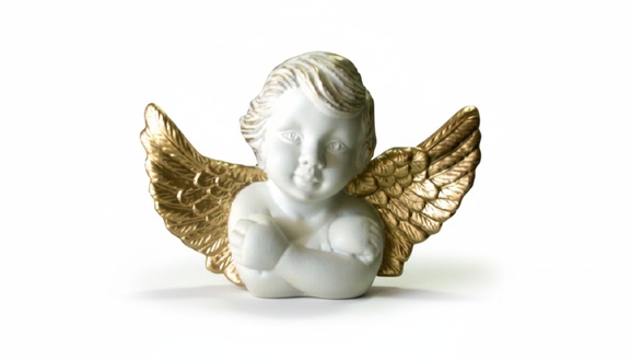 Design Amor BÃ¼ste Figur Statue Skulptur Skulpturen Gold WeiÃ Deko Figuren