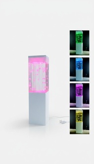Design Aquarium WassersÃ¤ule Wasser SÃ¤ule Dekoration Quallen Wasserwand