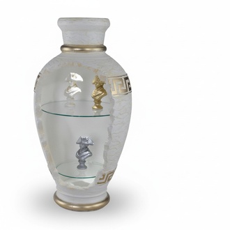 Design Bar Vasenbar Regal Glas Leuchte Vase Schrank Vitrinen 6861