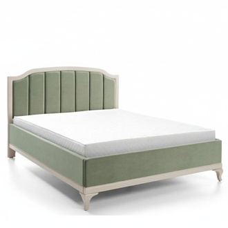 Design Bett Luxus Doppel Hotel Betten Schlaf Zimmer Leder Modern Stoff 160*200cm