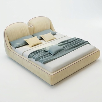 Design Betten Leder Bett Doppel Luxus Ehe Modernes Hotel Gestell Schlaf