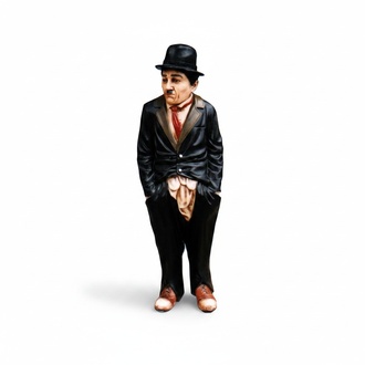 Design Chaplin Figur Statue Skulptur Figuren Klassisch Skulpturen Dekoration