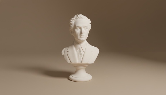Design Chopin BÃ¼ste Figur Statue Skulptur Skulpturen Figuren