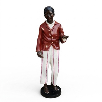 Design DunkelhÃ¤utiger Figur Statue Skulptur Figuren Skulpturen Dekoration