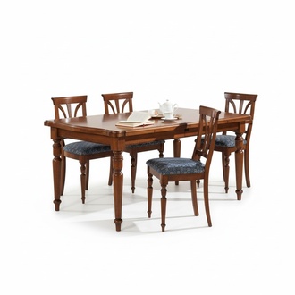 Design Ess Zimmer Stuhl Set Tische 4x StÃ¼hle Essgruppe Garnitur 5tlg.