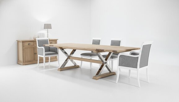 design esstisch klassischer holz tische ausziehbarer wohnzimmer luxus