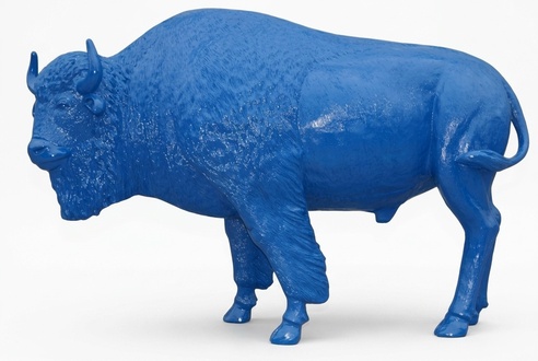Design Figur Statue Skulptur Figuren Skulpturen Dekoration Abstrakt Blau