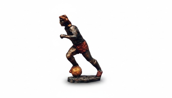 Design FuÃball Figur Statue Skulptur Figuren Skulpturen Dekoration Deko