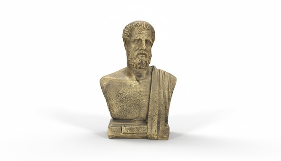 Design Hippokrates BÃ¼ste Figur Statue Skulptur Skulpturen